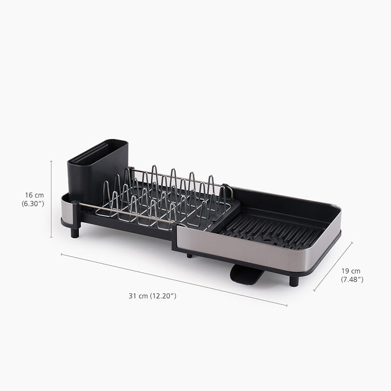 ที่คว่ำจานปรับขนาดได้ JOSEPH JOSEPH รุ่น EXTEND SLIM สีเทา N6500035